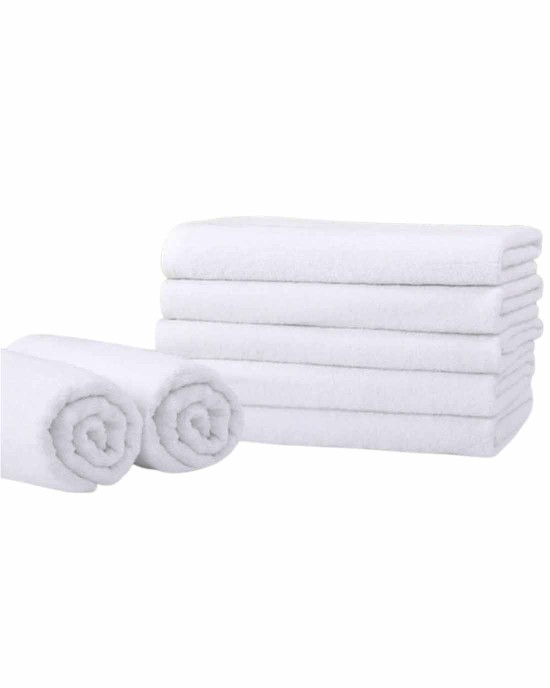 20 Double Hotel White Towels 20 Double Hotel White Towels